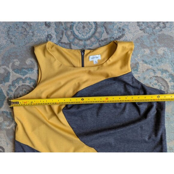 AVENUE Women's Contrast Colors Sleeveless Dress Plus Size 22/24 - Picture 4 of 6